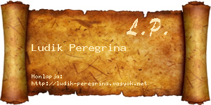 Ludik Peregrina névjegykártya